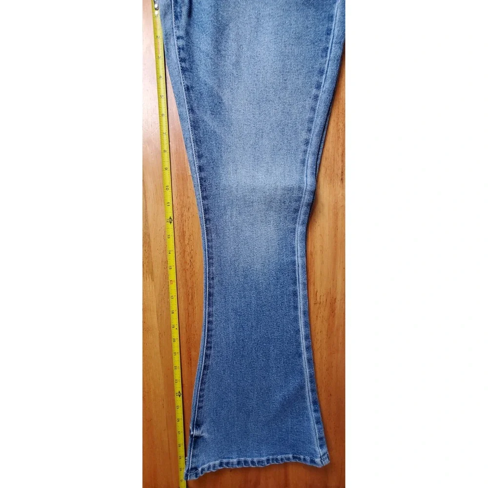 Y2K Juicy Couture Lunita Jeans Size 9 29 Rhinestone Juicy Butt Flare Leg Bottoms